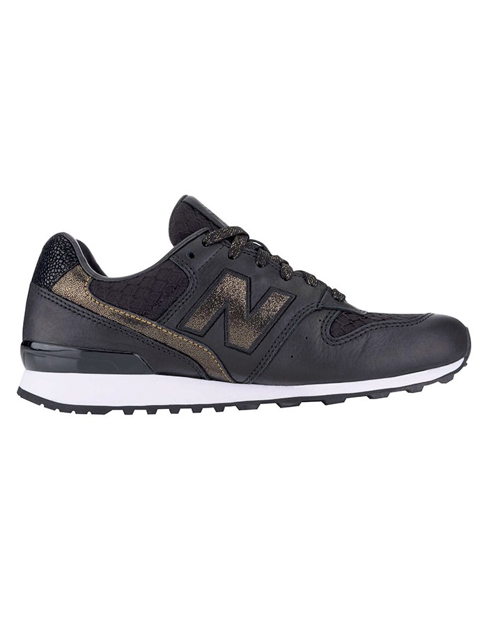 new balance embossed leather sneaker